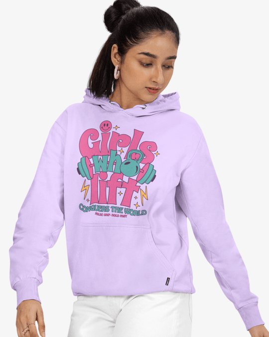 Girls Who Lift – Power Hoodie | TugaSox - TugaSox Fitness Store