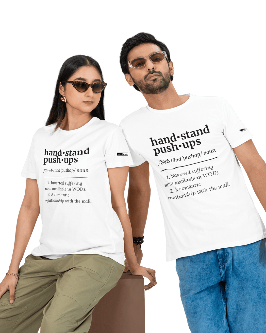 HandStand push - up Definition Unisex Tee | Cult - ionary Collection - TugaSox Fitness Store