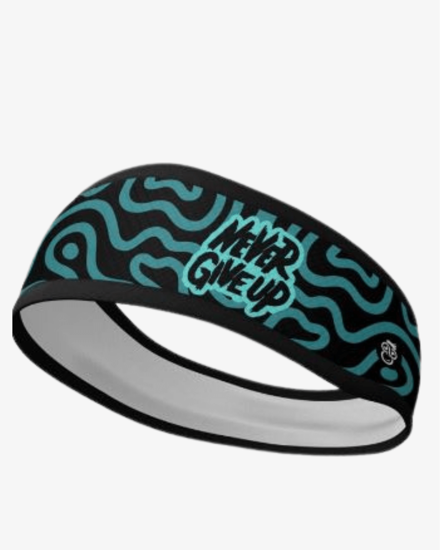 HEADBAND Never Give Up | Blue - TugaSox Fitness Store