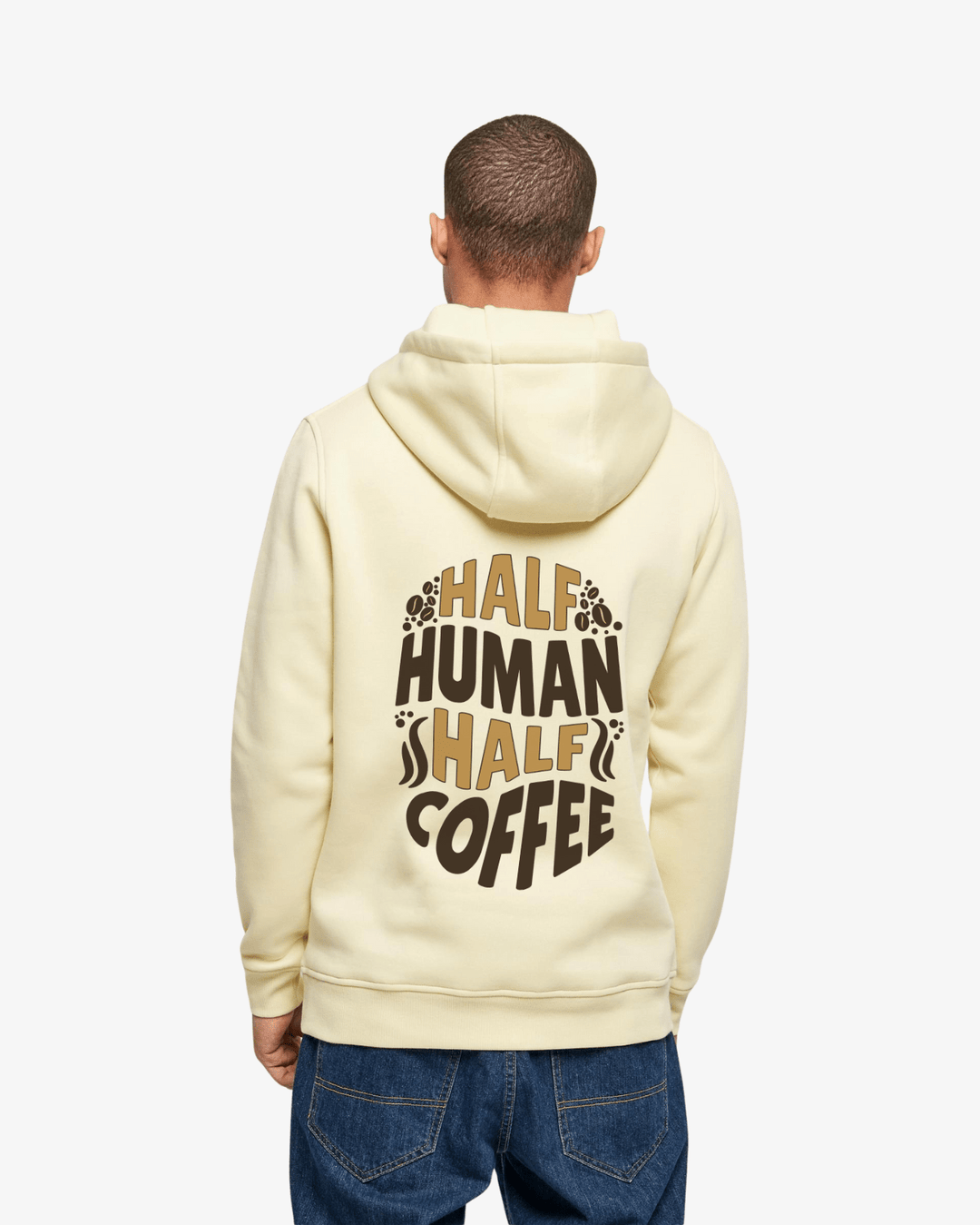 Hoodie Half Human Half Coffee – Urban - TugaSox Fitness Store
