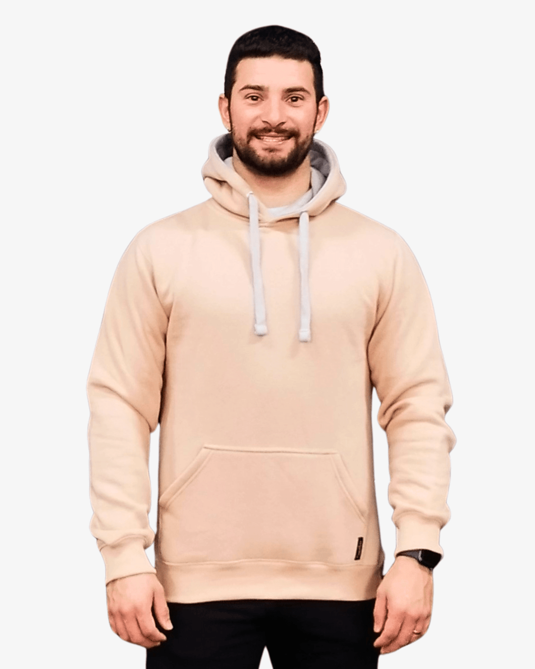 Hoodie Sand - Unissexo | TugaSox - TugaSox Fitness Store