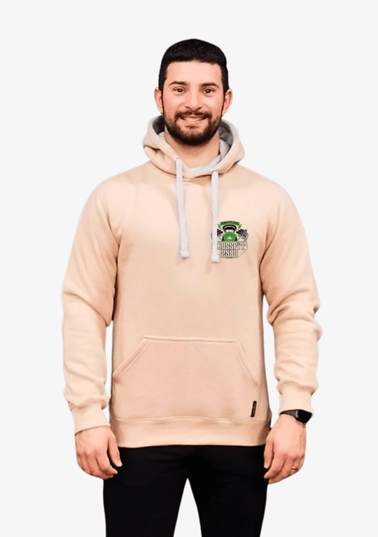 HOODIE Unissexo CrossFit 2580 (Alenquer) - Sand - TugaSox Fitness Store