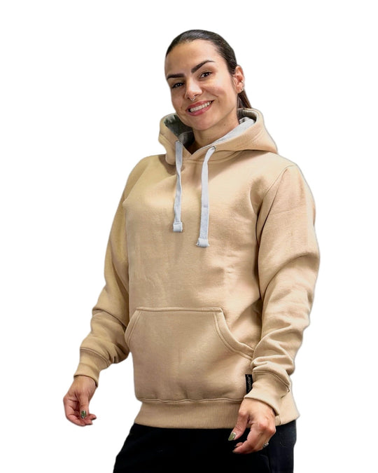 Hoodie Unissexo - Sand | TugaSox - TugaSox Fitness Store