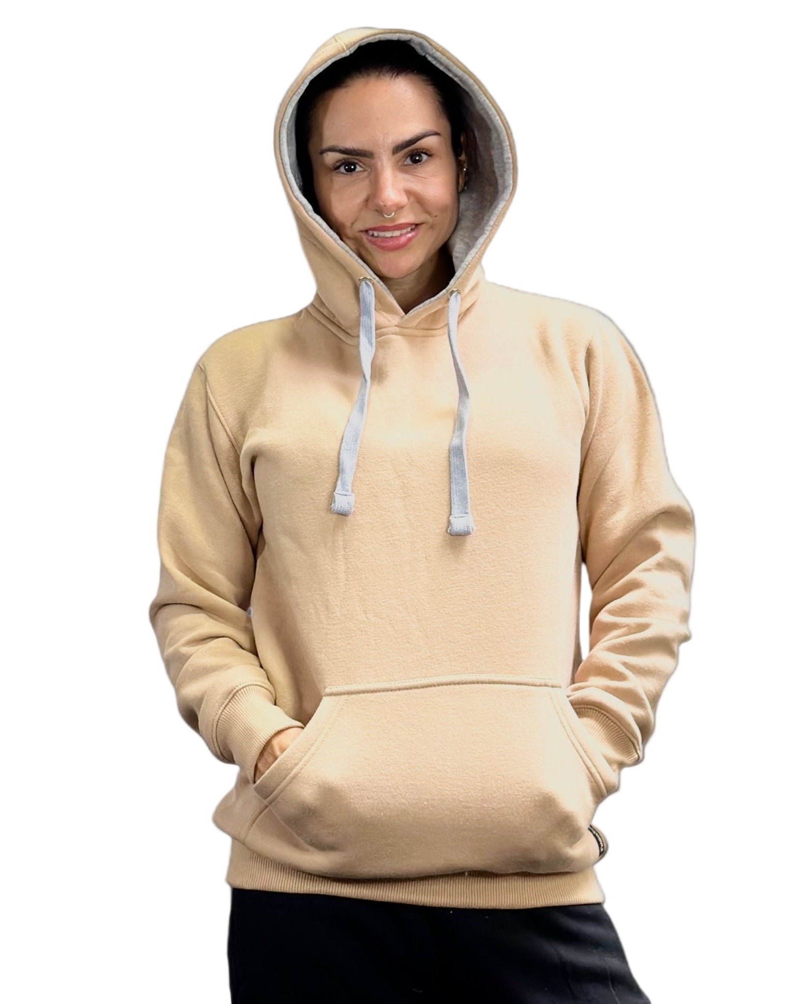 Hoodie Unissexo - Sand | TugaSox - TugaSox Fitness Store