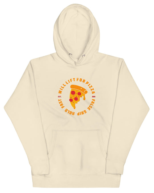 Hoodie Unissexo "Will Lift for Pizza" - Estilo e conforto - TugaSox Fitness Store