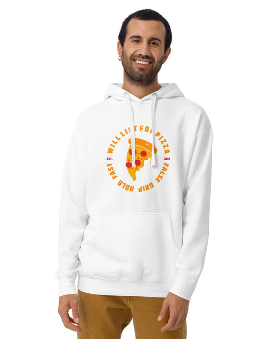 Hoodie Unissexo "Will Lift for Pizza" - Estilo e conforto - TugaSox Fitness Store