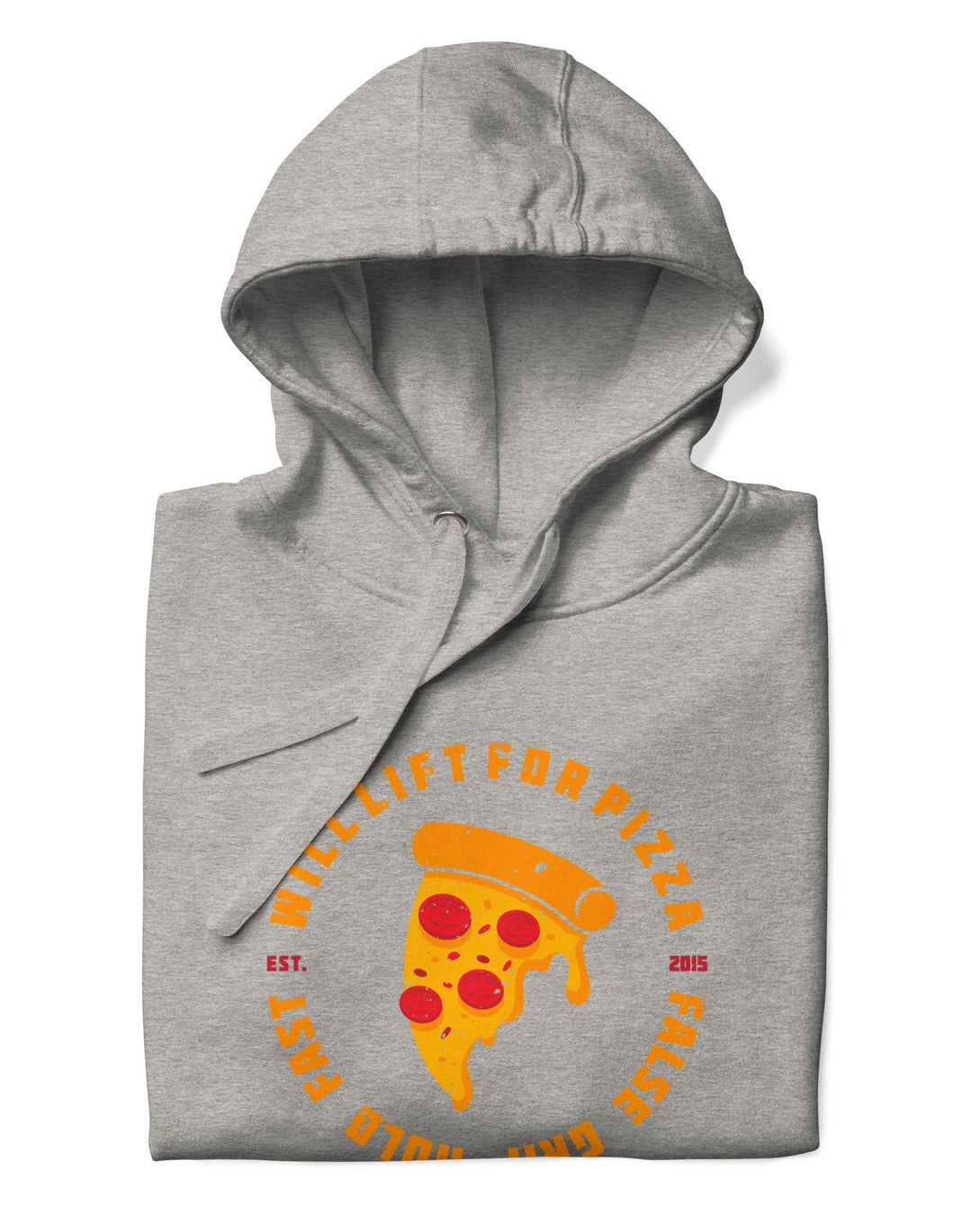 Hoodie Unissexo "Will Lift for Pizza" - Estilo e conforto - TugaSox Fitness Store