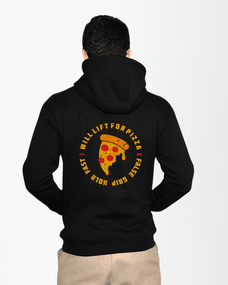 Hoodie Will Lift for Pizza - Unissexo - TugaSox Fitness Store