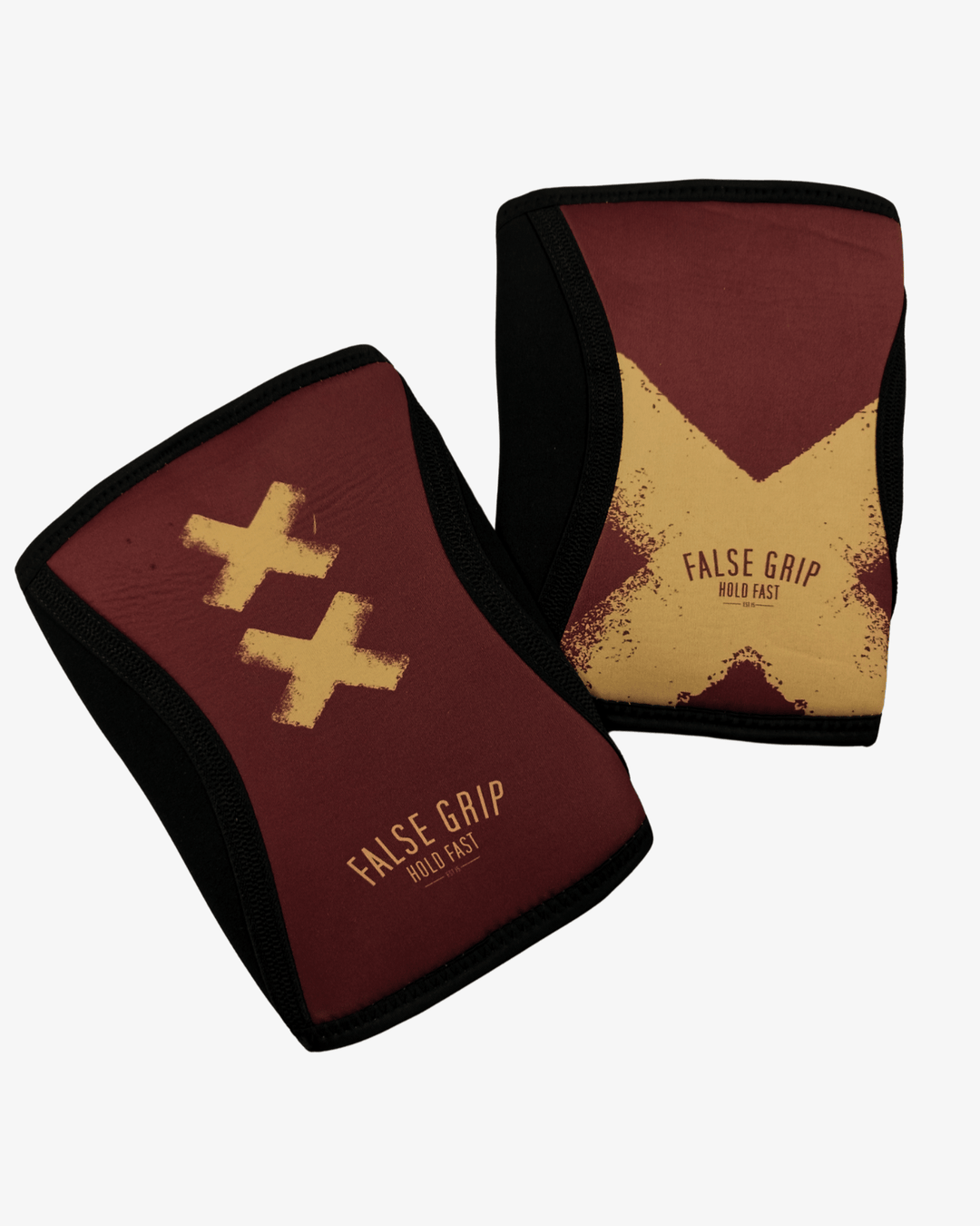 Joelheiras TheCross | Bordeaux/Mostarda - TugaSox Fitness Store