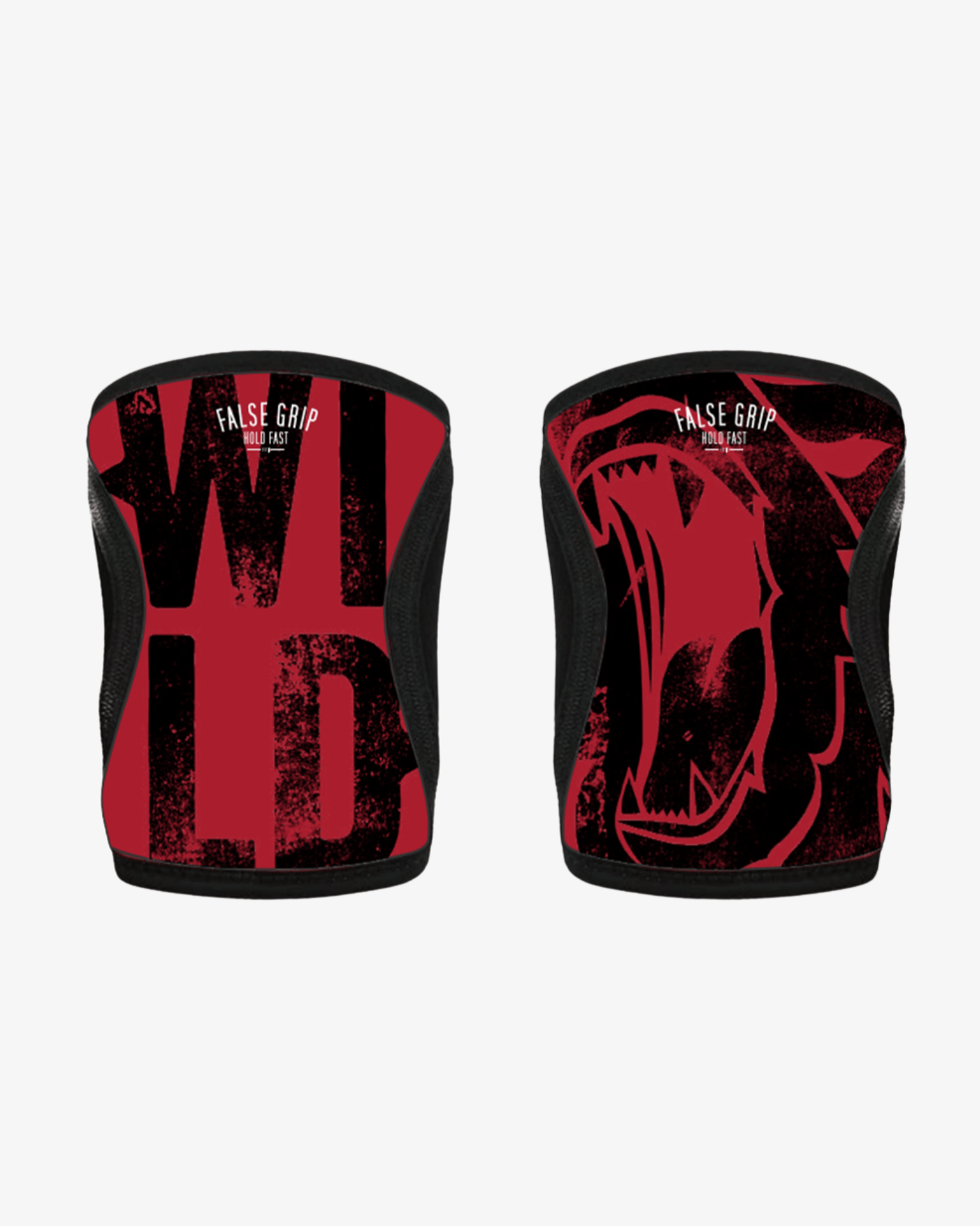 Joelheiras Wild Bear | Black/Red - TugaSox Fitness Store