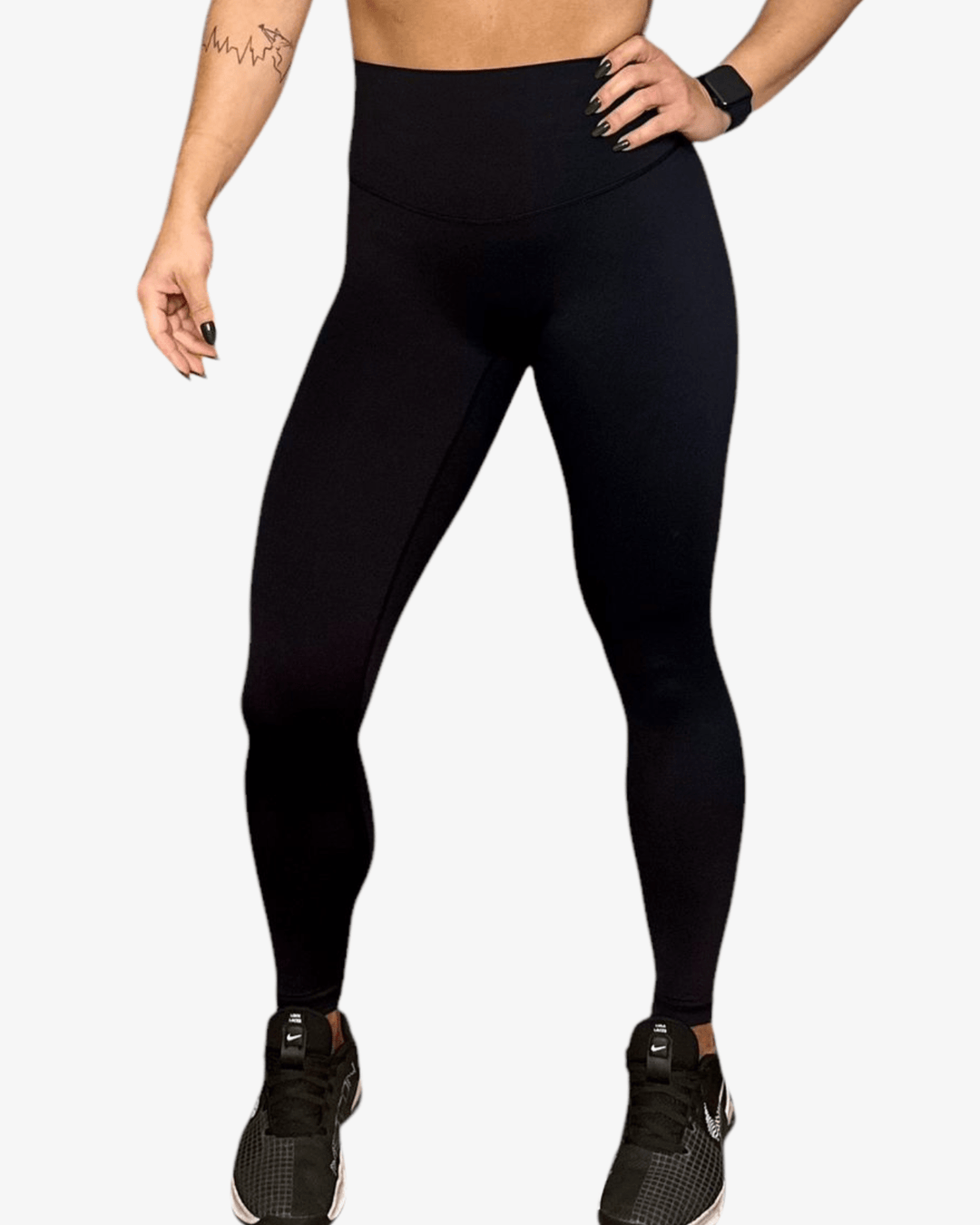 Leggings Wave Fitness - Black - TugaSox Fitness Store