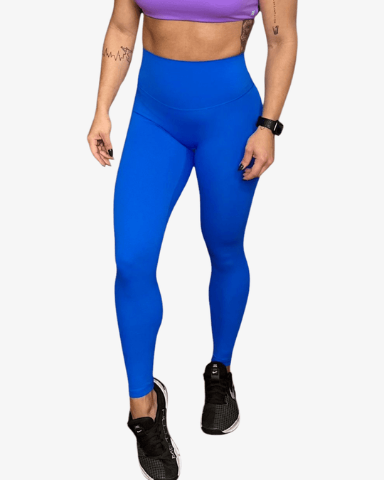Leggings Wave Fitness - Eletric Blue - TugaSox Fitness Store