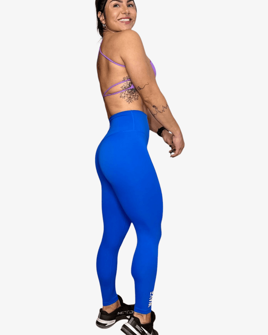 Leggings Wave Fitness - Eletric Blue - TugaSox Fitness Store