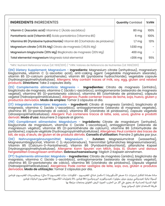 Magnésio Complexo Protella – 60 Cápsulas - TugaSox Fitness Store