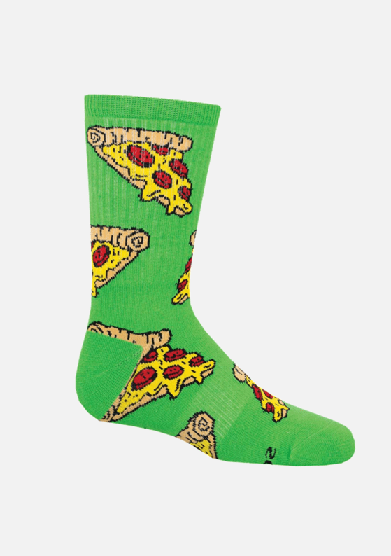 Meias CRIANÇA Pepperoni extra cheese! (7 - 10 anos) - TugaSox Fitness Store