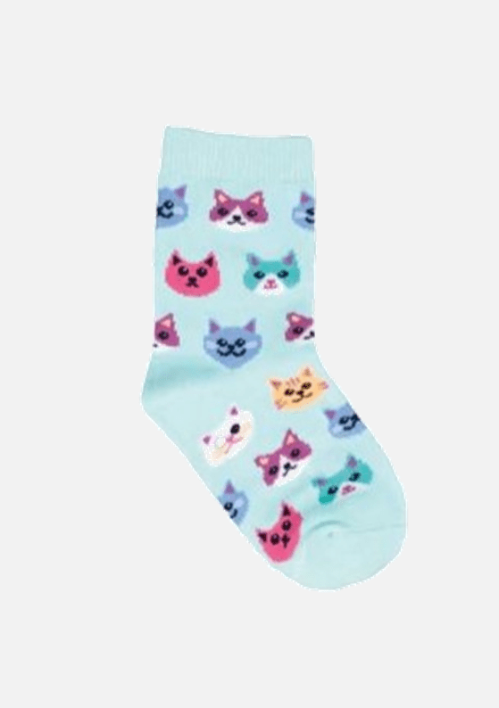 Meias CRIANÇA The cat's mew (2 - 4 anos) - TugaSox Fitness Store