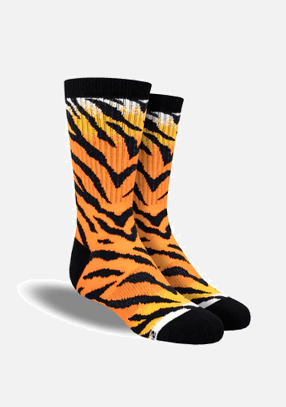 Meias CRIANÇA Tiger stripes (7 - 10 anos) - TugaSox Fitness Store
