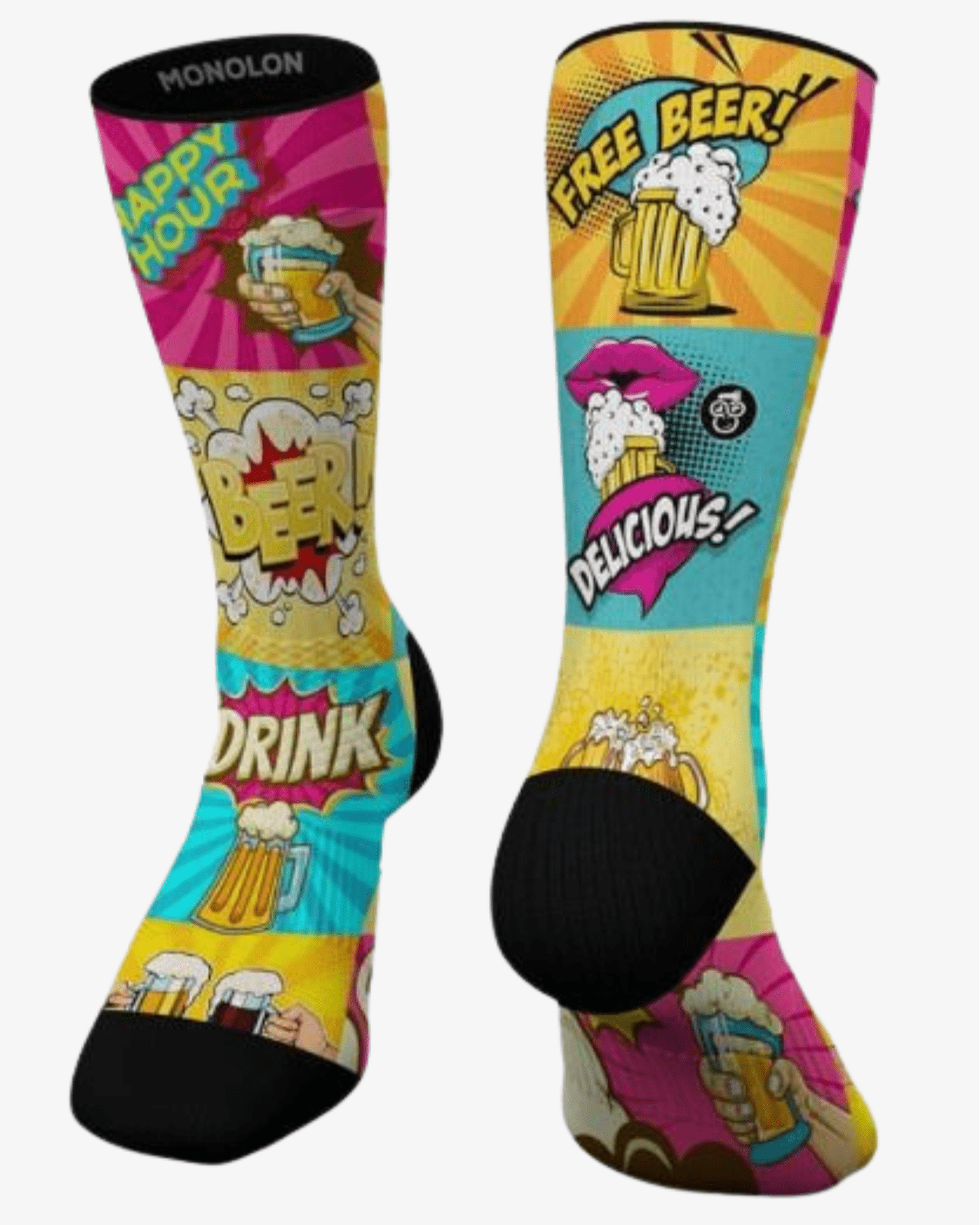 Meias Desportivas COMIC BEER - TugaSox Fitness Store