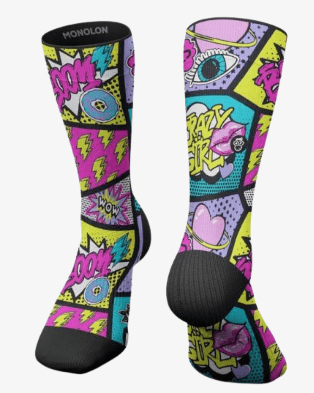 Meias Desportivas CRAZY GIRL - TugaSox Fitness Store