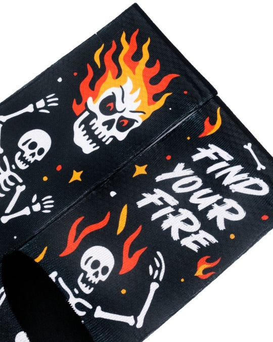 Meias Desportivas FIND YOUR FIRE - TugaSox Fitness Store
