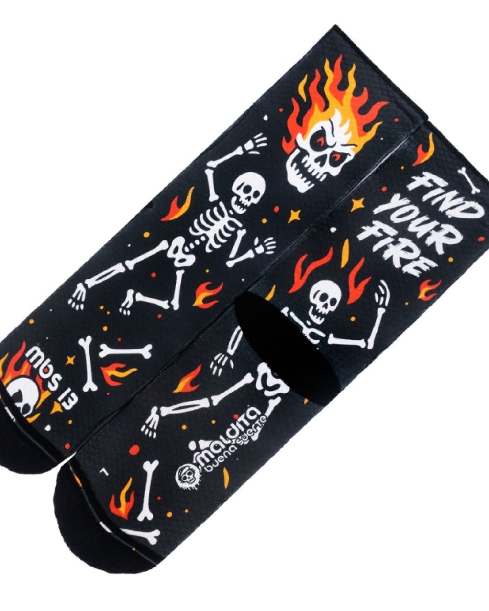 Meias Desportivas FIND YOUR FIRE - TugaSox Fitness Store