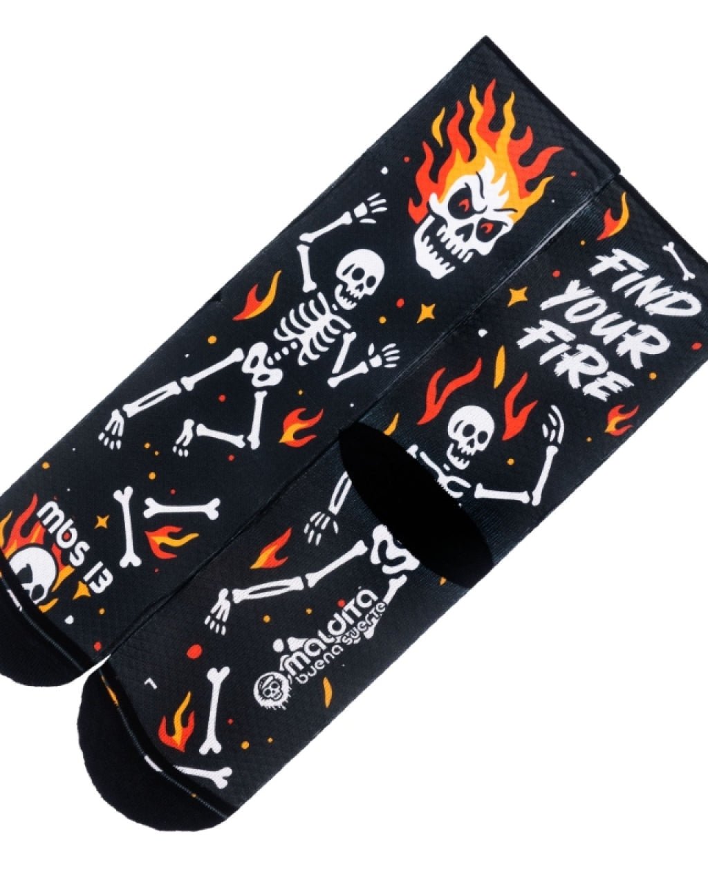 Meias Desportivas FIND YOUR FIRE - TugaSox Fitness Store