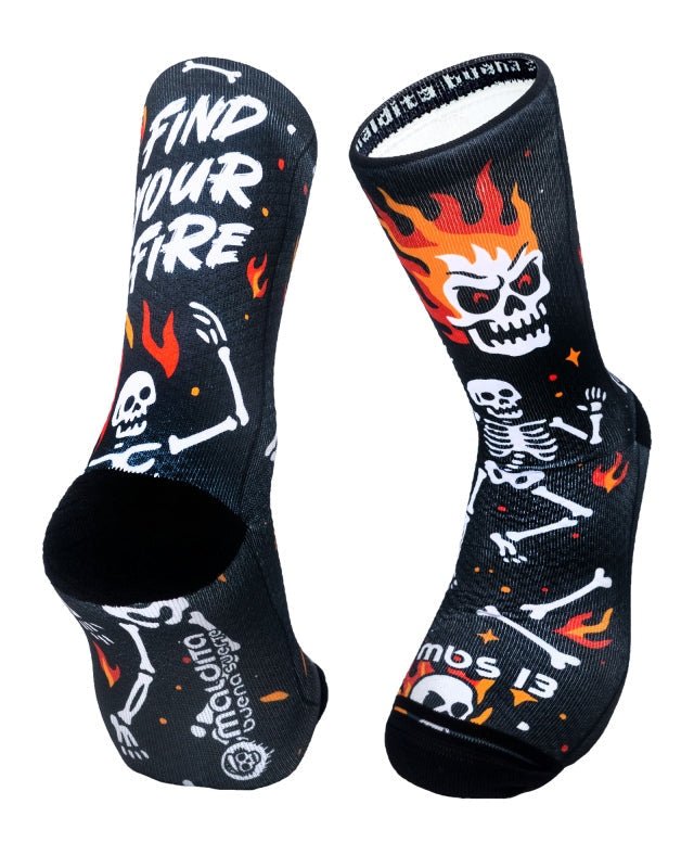 Meias Desportivas FIND YOUR FIRE - TugaSox Fitness Store