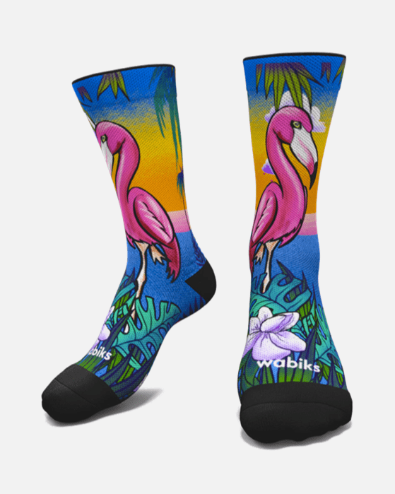 Meias Desportivas FLAMINGOS - TugaSox Fitness Store