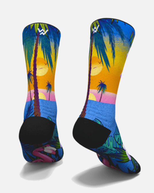 Meias Desportivas FLAMINGOS - TugaSox Fitness Store