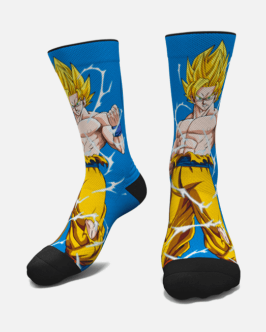 Meias Desportivas Goku Sayan - TugaSox Fitness Store