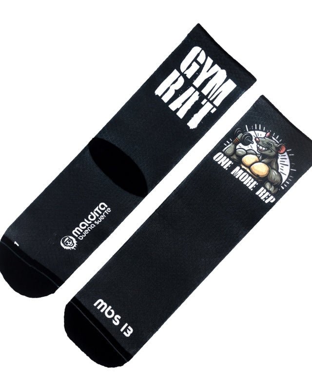 Meias Desportivas GYM RAT | Preto - TugaSox Fitness Store