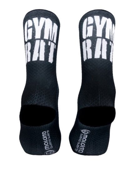 Meias Desportivas GYM RAT | Preto - TugaSox Fitness Store