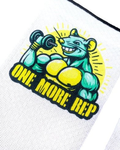 Meias Desportivas GYM RAT | White - TugaSox Fitness Store