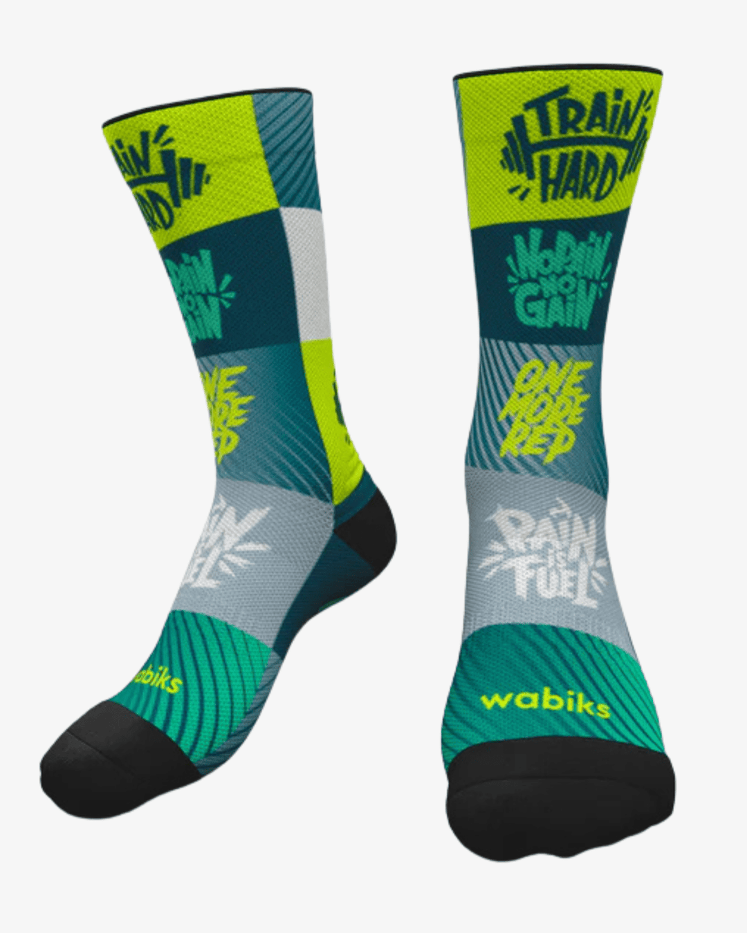 Meias Desportivas ONE MORE REP | Green - TugaSox Fitness Store