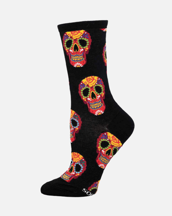 Meias FEMININAS Dia de los muertos - TugaSox Fitness Store