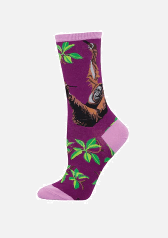 Meias FEMININAS Orangutan - TugaSox Fitness Store