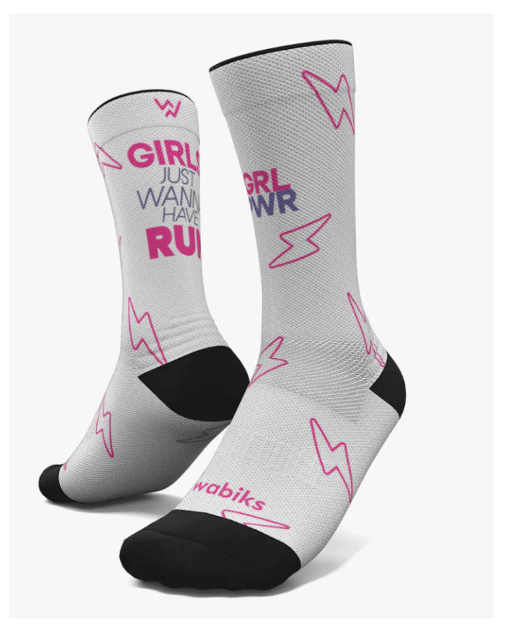 Meias Girls Wanna Run - Hybrid - TugaSox Fitness Store