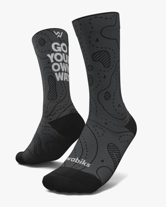 Meias Go Your Own Way - Hybrid - TugaSox Fitness Store