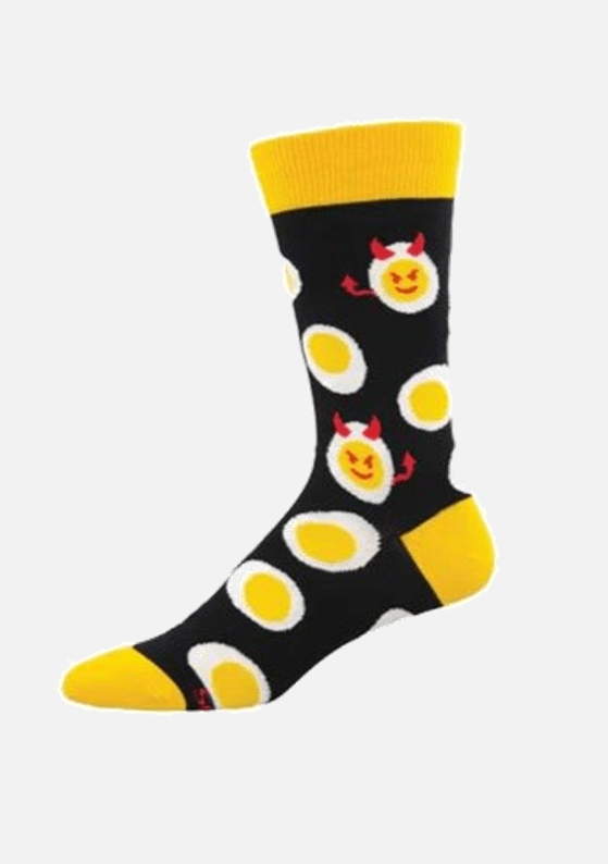 Meias MASCULINAS Deviled Eggs - TugaSox Fitness Store