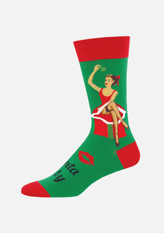 Meias MASCULINAS Santa's Baby - TugaSox Fitness Store