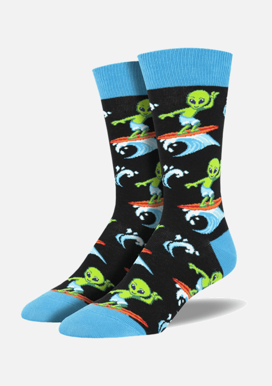 Meias MASCULINAS Surfing the Galaxy - TugaSox Fitness Store