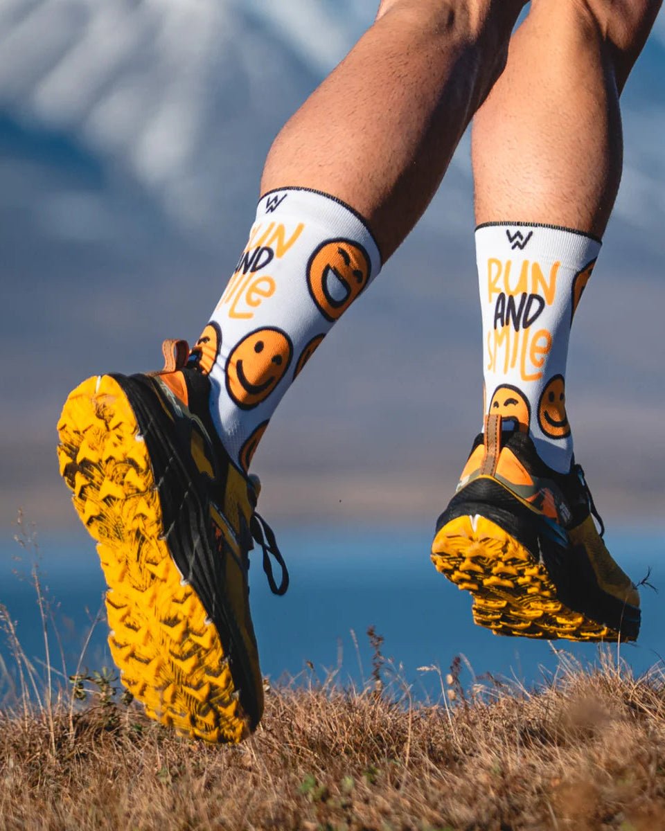 Meias Run and Smile - Hybrid - TugaSox Fitness Store