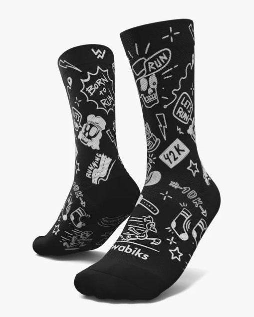 Meias Run Tattoo - Hybrid - TugaSox Fitness Store