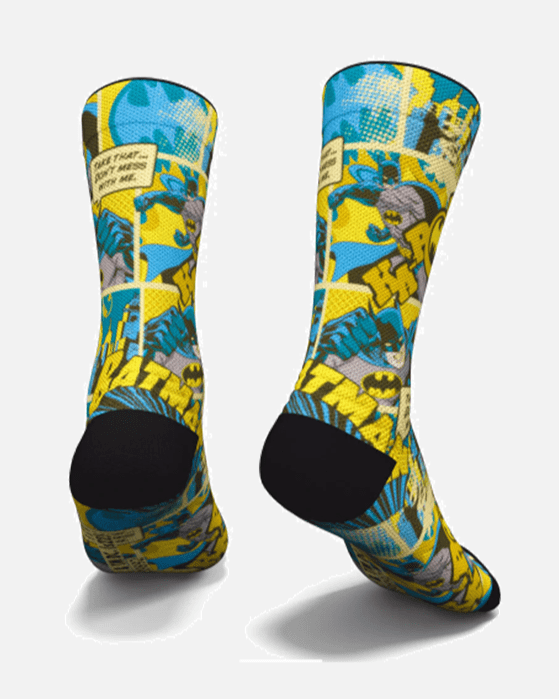 Meias UNISSEXO Bat Comic - TugaSox Fitness Store