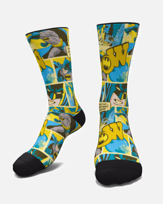 Meias UNISSEXO Bat Comic - TugaSox Fitness Store