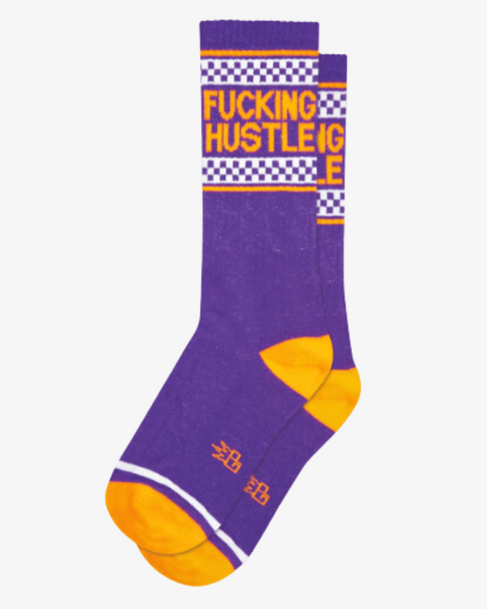 Meias UNISSEXO Fucking Hustle! - TugaSox Fitness Store