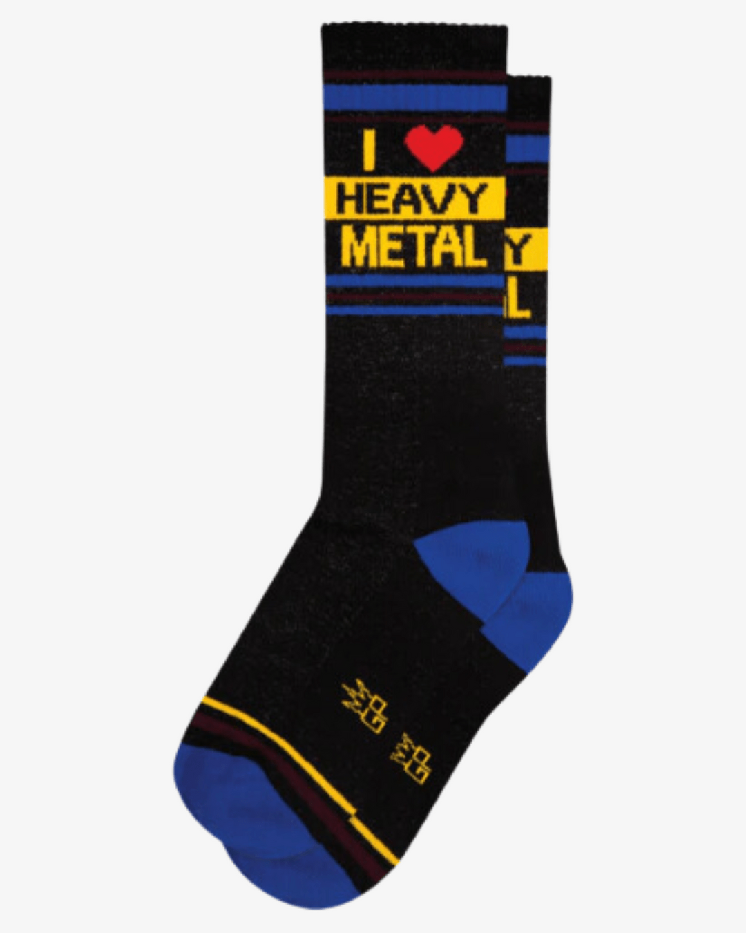 Meias UNISSEXO I love heavy metal - TugaSox Fitness Store