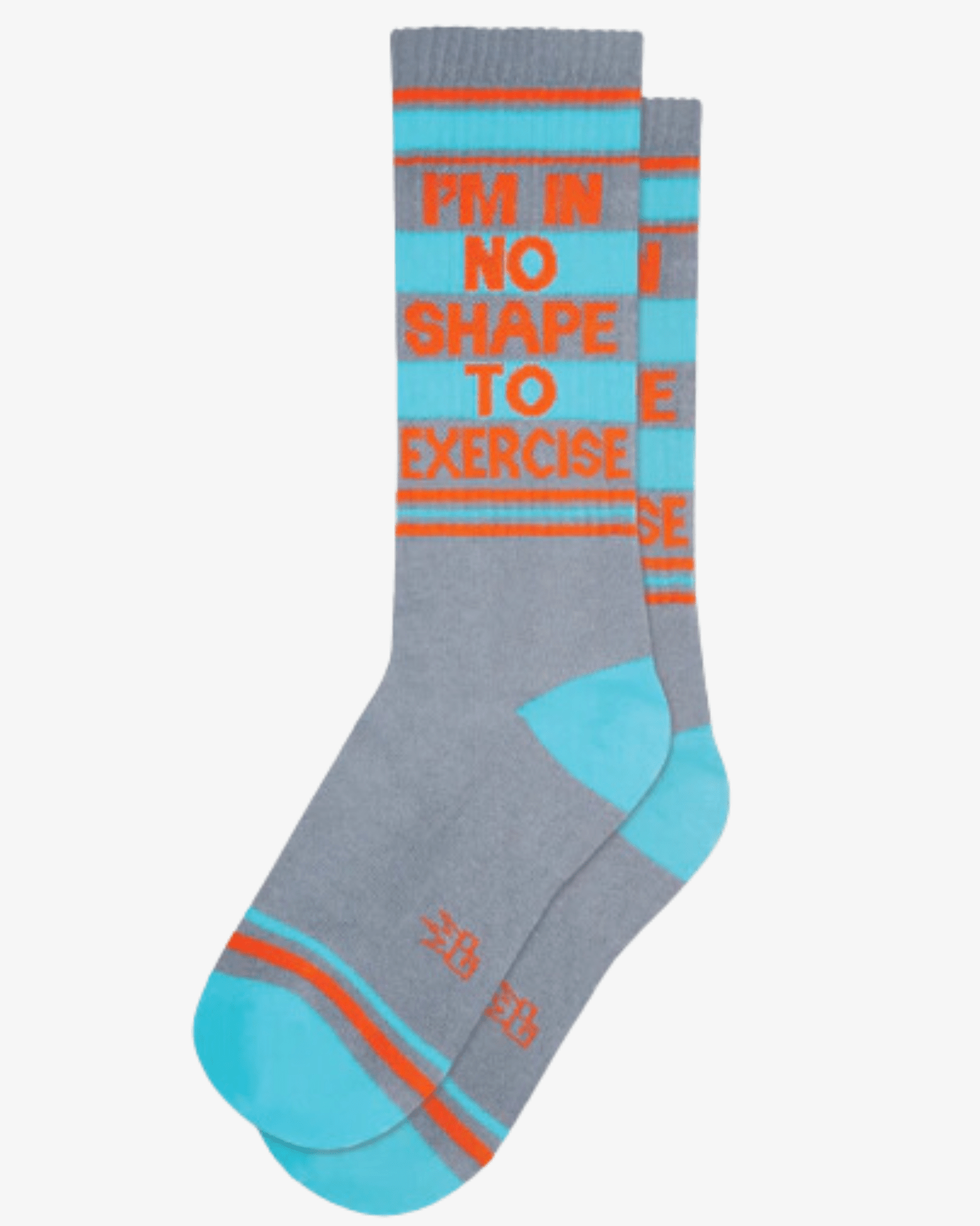 Meias UNISSEXO I'm in no shape to exercise - TugaSox Fitness Store