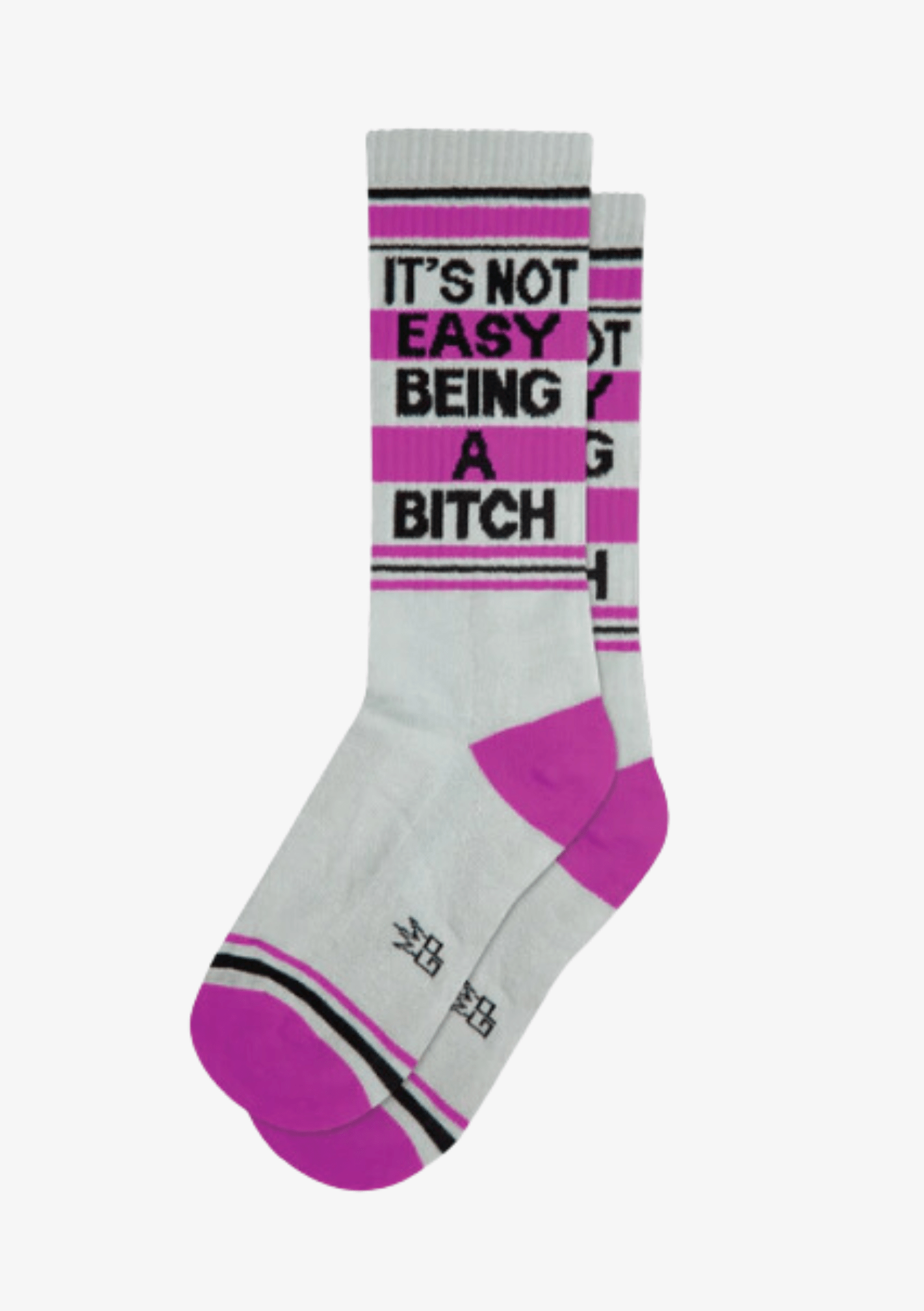 Meias UNISSEXO It's not easy being a Bitch! - TugaSox Fitness Store