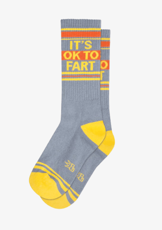 Meias UNISSEXO It's OK to fart - TugaSox Fitness Store
